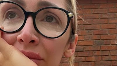 Hollyoaks' Lucy-Jo Hudson shares tearful snap