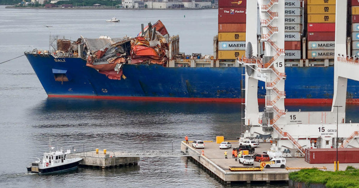 Key Bridge salvage operations continue after Dali moved, Port of Baltimore channel to be navigable by end of May