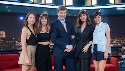 Elena Anaya, Marta Etura, Irene Escolar y Belén Cuesta, en 'Late Xou con Marc Giró'