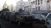 Incidentes por la Ley ómnibus frente al Congreso: Gendarmería desplegó el protocolo "anti piquetes"