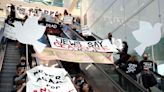 Jewish protesters block Israeli consulate office at Ogilvie station demanding cease-fire in Gaza