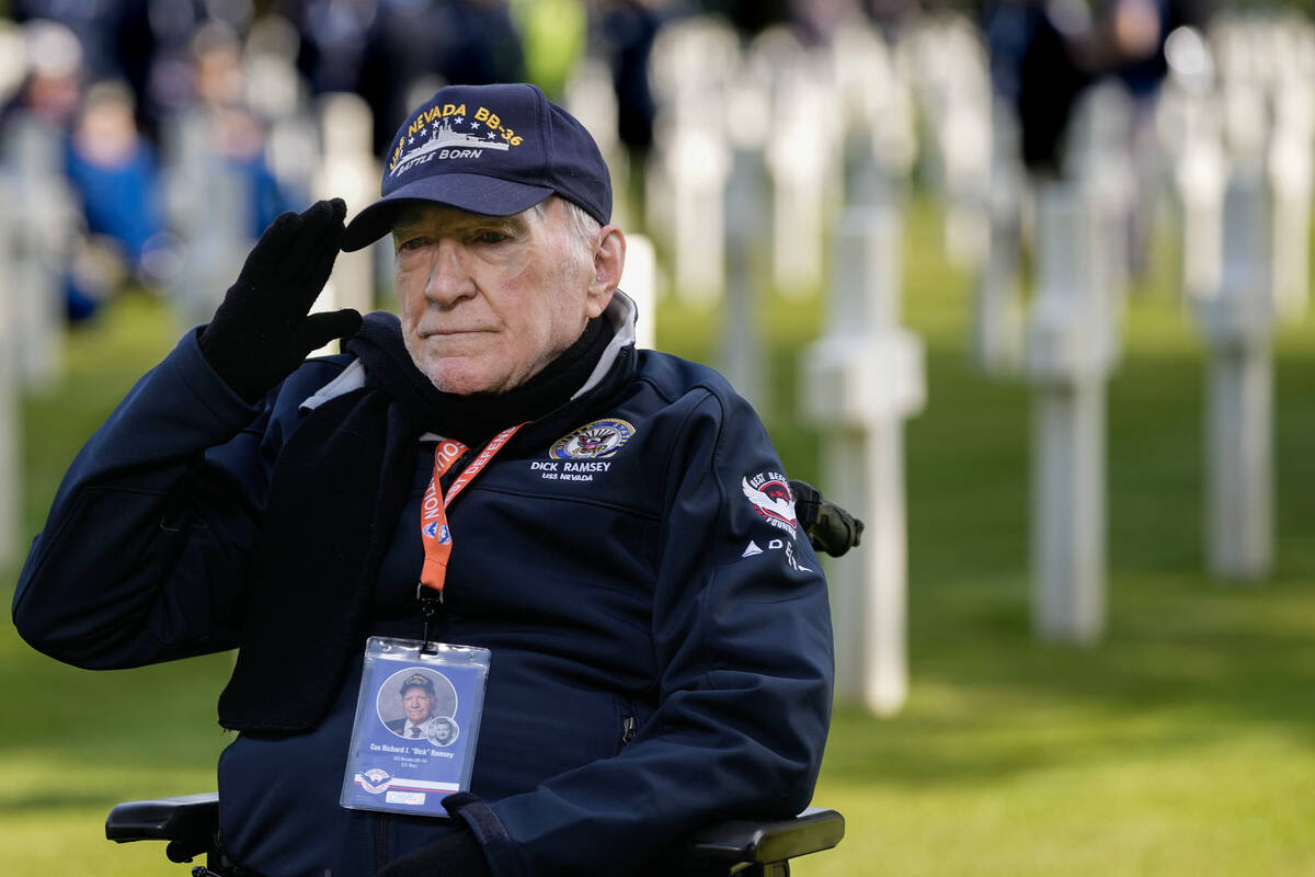 ‘It feels very lonely’: 80 years after D-Day, only 2 USS Nevada crew members remain