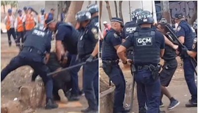 Guardas municipais agridem homem em situação de rua; vídeo