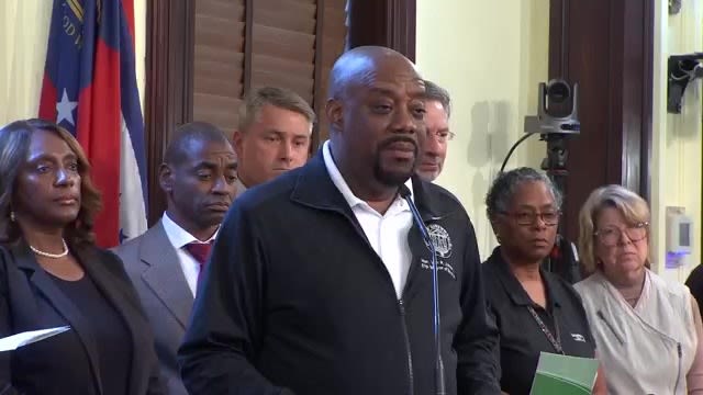 City of Savannah holds press conference on Debby aftermath