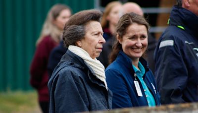 Princess Royal visits Victoria therapeutic horse riding facility