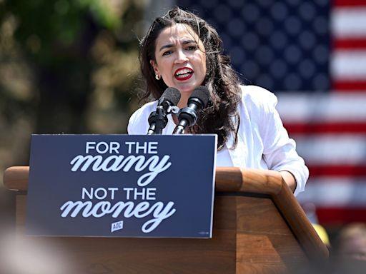 AOC unloads on Biden's critics in late-night Instagram Live