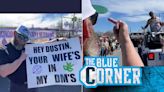 Guy shows Dustin Poirier a sign insulting his wife at Mardi Gras parade, gets what he deserves