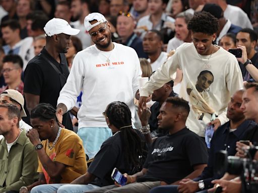 Serbia mocks Carmelo Anthony with SU great sitting courtside, then suffers stunning collapse vs. USA