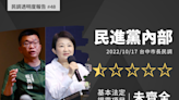 台中市長選舉民進黨內部民調0.5星 學者：對政黨發佈的內部民調要小心