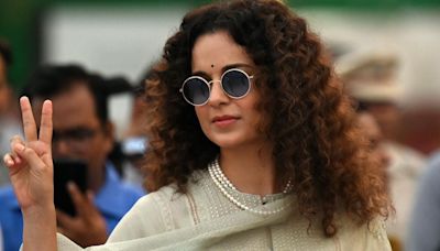 Kangana Ranaut trolled for promoting upcoming film ’Emergency’ outside Parliament: ’Mockery of democracy’