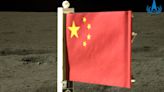 Chinese flag unfurled on the far side of the moon as craft lifts off with lunar rocks