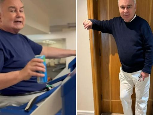 Eamonn Holmes issues heartbreaking health update as he sweats in the gym