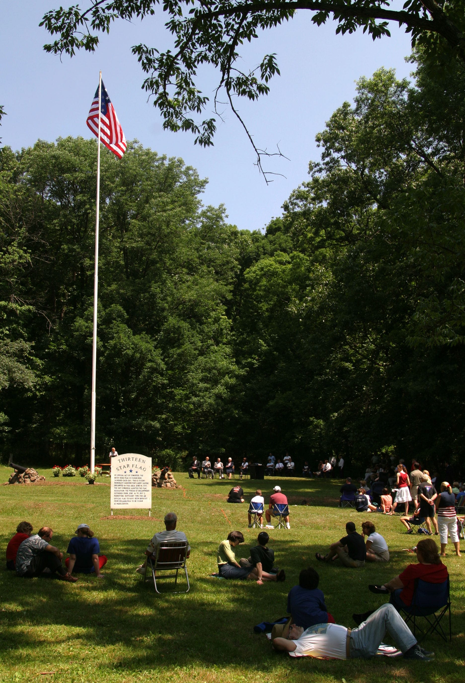 Bridgewater's Washington encampment is site of Declaration of Independence reading July 4