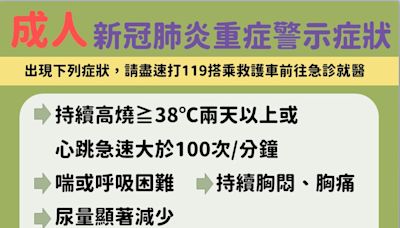 新冠疫情升溫出現警示症狀速就醫 高齡者儘速接種XBB疫苗降低感染風險