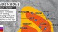 Menacing complex of storms to bring flash flood risk to central US