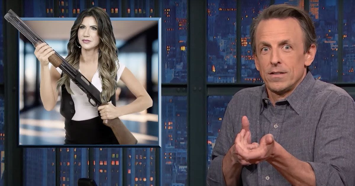 Seth Meyers Sums Up Kristi Noem's 'Humiliation Tour' With Excruciating Supercut