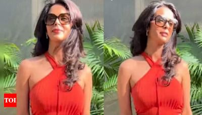 WATCH: Mallika Sherawat engages in a sassy banter with paparazzi; Says, '20 saal sey main industry mai hoon, mujhe pehli baar dekha?' | Hindi Movie News - Times of India