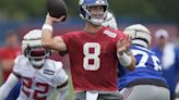 Giants QB Daniel Jones participates in training camp 8 months after ACL surgery