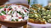 Katie Lee Biegel makes the most of spinach with a springy frittata and salad