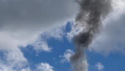 Fire breaks out on Rouen cathedral spire in France