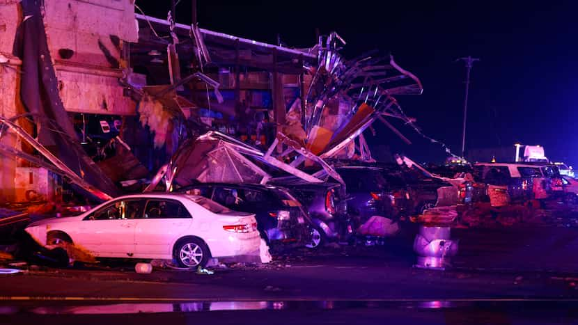 Map: See which areas of North Texas were hit by Saturday night’s deadly tornado