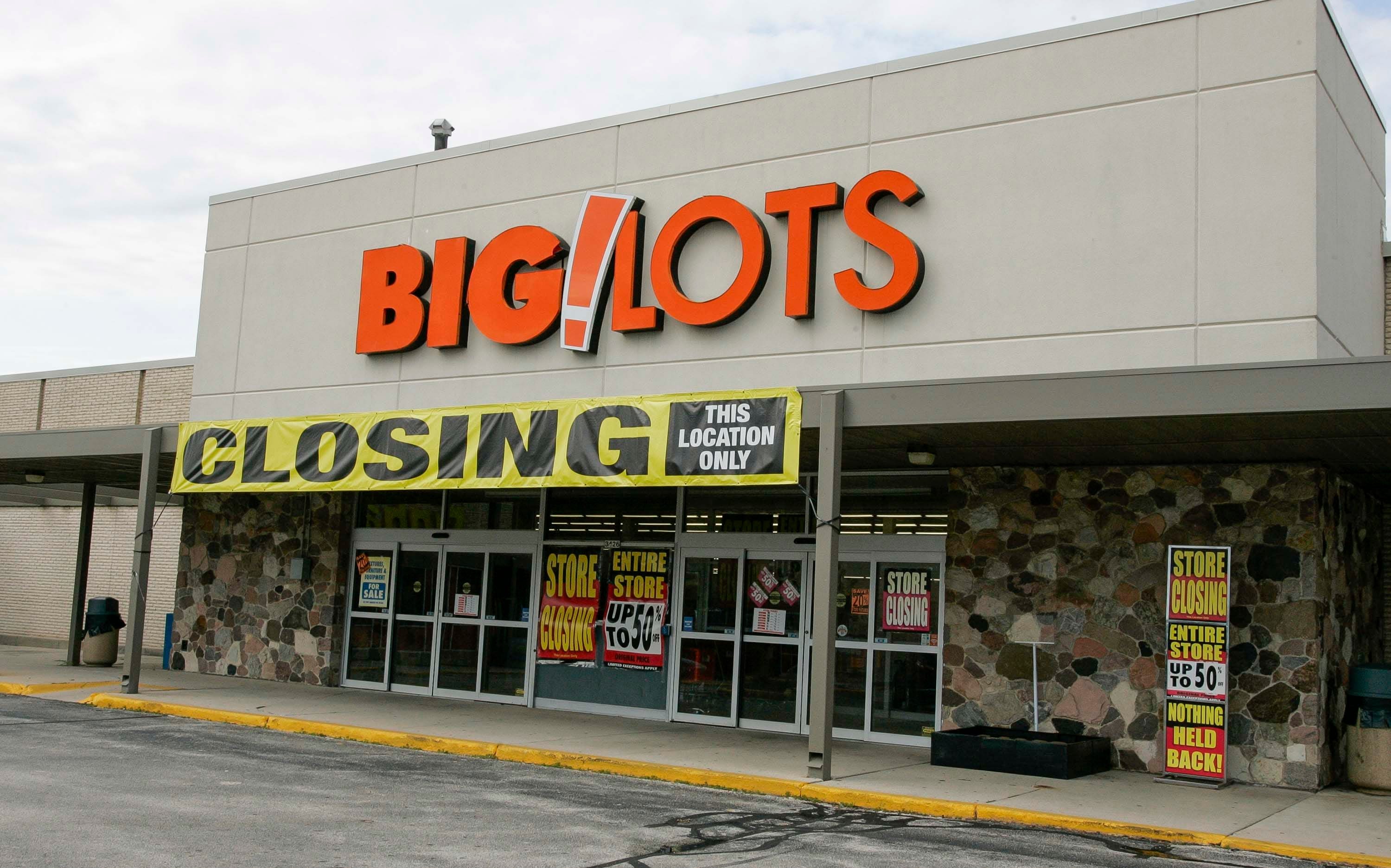 More Big Lots store will close as company files for bankruptcy