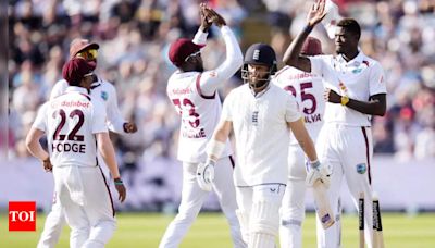 West Indies' triple-strike rocks England in third Test at Edgbaston | Cricket News - Times of India