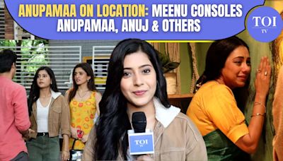 Anupamaa on location: Anupamaa & Anuj break down emotionally as they miss Aadhya | TV - Times of India Videos