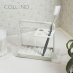 日本COLLEND 鋼製4格牙刷置物架(附珪藻土墊)-2色可選
