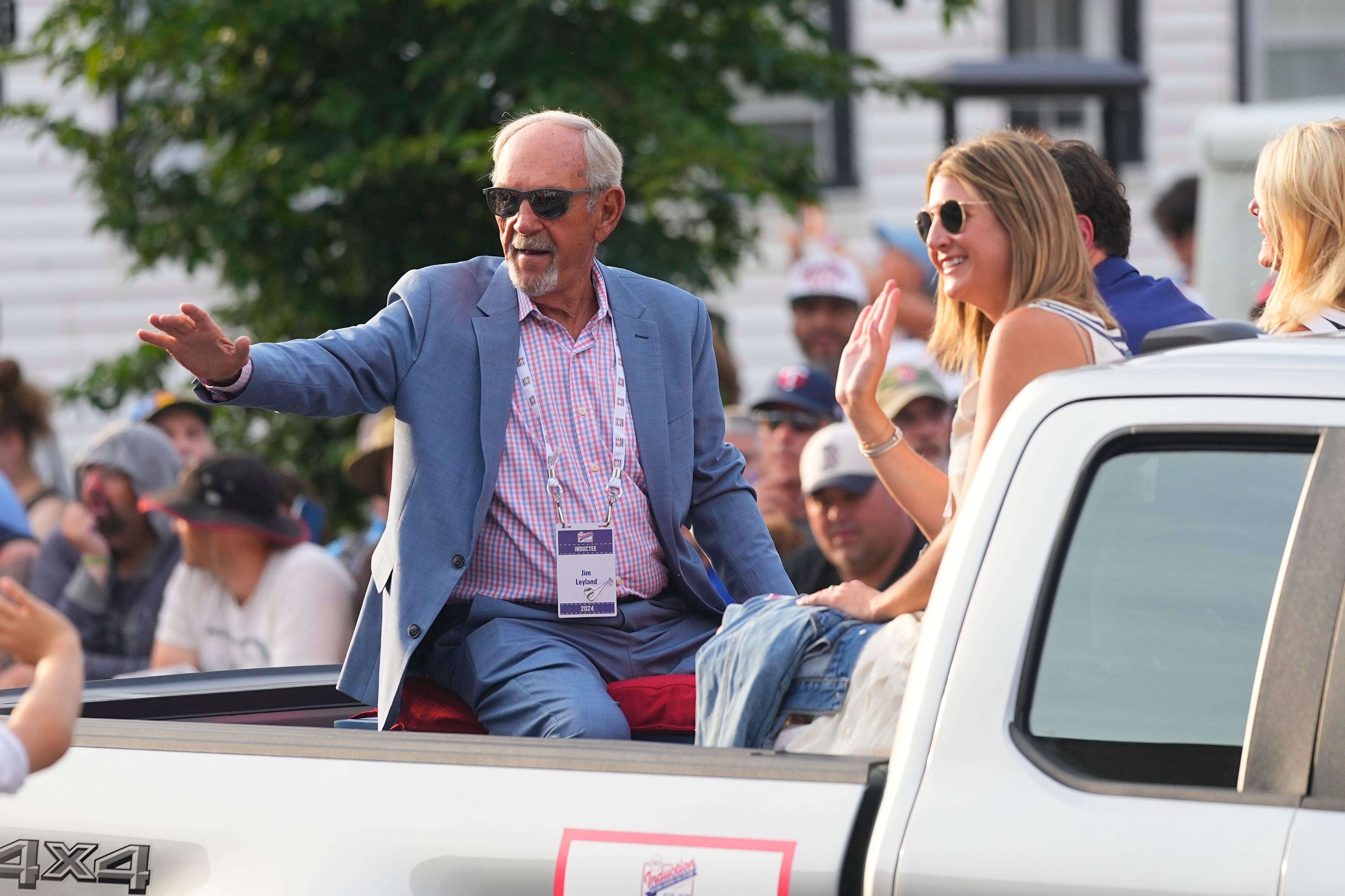 Check out Jim Leyland's Baseball Hall of Fame plaque and its Detroit Tigers mention