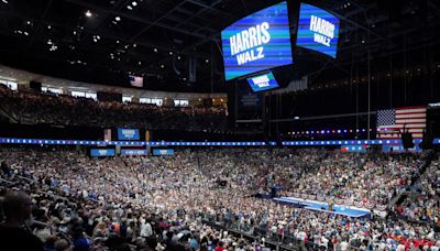 Trump falsely claims Harris used AI to fake image showing large rally as his obsession with crowd size deepens