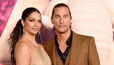 Matthew McConaughey and Camila Alves Went Pantsless to Play Pickleball