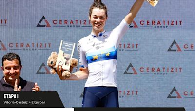 La holandesa Mischa Bredewold, primer maillot amarillo en la Itzulia Women