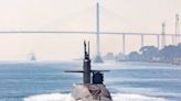 Why has the US stationed a nuclear submarine in the Middle East?