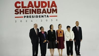 ¿A qué partido están afiliados los miembros del gabinete de Claudia Sheinbaum?