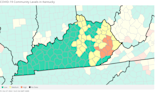 As cases drop, CDC puts 8 Kentucky counties at high COVID community level. See the map