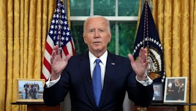 Biden dice que renunció para defender "la democracia" y dejar paso a "voces jóvenes"