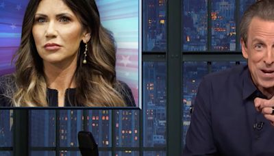 Seth Meyers Shreds Kristi Noem’s ‘Level Of Psycho’ With ‘Silence Of The Lambs' Line