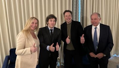 Javier Milei se reúne con Elon Musk por segunda vez en menos de un mes; invita a empresarios a invertir en Argentina | El Universal