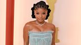 'The Little Mermaid' Star Halle Bailey Wears 'Princess'-Inspired Gown on the 2023 Oscars Red Carpet