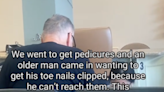 When Elderly Man Comes To Nail Salon To Get His Nails Trimmed, Salon Workers Have The Best Response