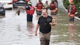 As downpour floods motorists on the DVP, watch the rescue