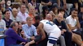 Scary Moment As Timberwolves Coach Collides With Player, Stays Down