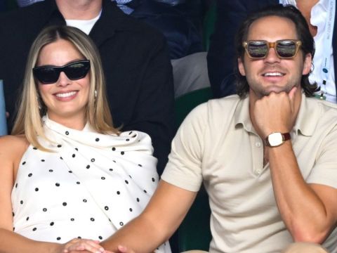 Pregnant Margot Robbie & Hubby Join Bradley Cooper & Gigi Hadid for a Double Date