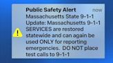 Massachusetts officials reveal cause of hourslong 911 system outage