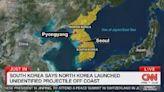 日偵測到疑似北朝鮮發射導彈 證實不降落沖繩後警報解除