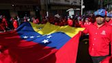 Chavistas marchan en Caracas en respaldo al resultado oficial de las presidenciales