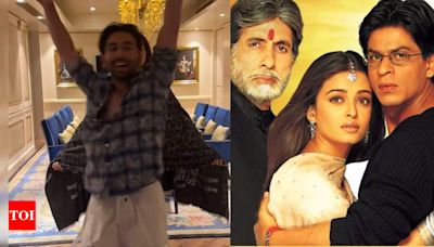 Watch: Orry channels Aishwarya Rai in a hilarious tribute to Shah Rukh Khan and Amitabh Bachchan starrer 'Mohabbatein' | Hindi Movie News - Times of India