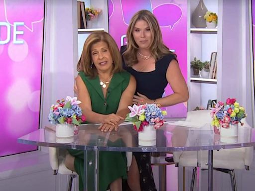 'Today's Hoda Kotb shuts down Jenna Bush Hager's "fat-o-no-mo" method for taking pictures: "She's trying to pull my arm fat"