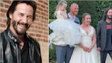 Keanu Reeves sorprende a recién casados con este gesto inesperado